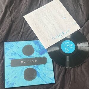Ed Sheeran Divide Vinyl Records with Cover
